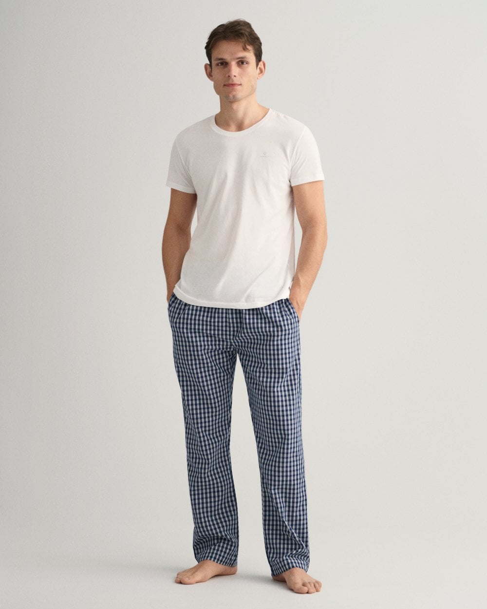 Micro Check Pajama Pants